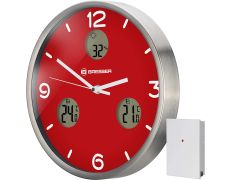 Bresser Reloj Climático Mytime IO NX Rojo