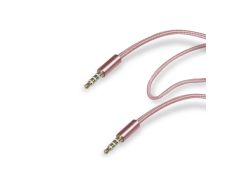 Cable audio stereo 3.5 mm Rosa metálico SBS