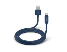 Cable de datos y de Carga Lightning Colección Polo SBS Azul