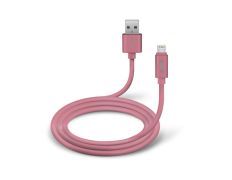 Cable de datos y de Carga Lightning Colección Polo SBS Rosa