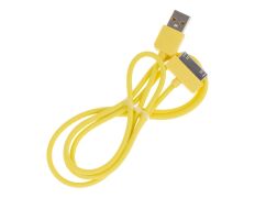 Cable de recarga iPhone 4/4S Amarillo