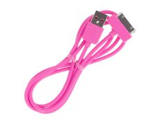 Cable de recarga iPhone 4/4S Rosa