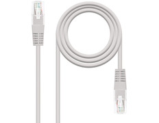 Cable de Red UTP Cat 5E RJ45 Nanocable 15m Gris