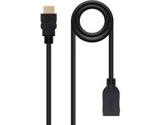 Cable HDMI 2.0 a HDMI-A Nanocable 1m Negro