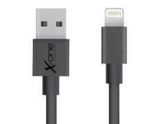 Cable Lightning Plano X-One - Negro