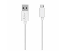 Cable plano Micro USB X-One Blanco