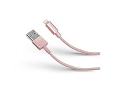 Cable trenzado lightning iPhone Gold Collection Rosa SBS