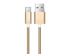 Cable USB Tipo-C Metal X-One - Oro Rosa