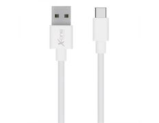 Cable USB Tipo C plano X-One Blanco