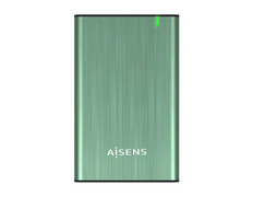 Caja Externa para Disco Duro 2.5'' Aisens ASE-2525SGN USB 3.0 Verde Primavera