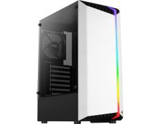 Caja Gaming Semitorre Aerocool Bionic V1 RGB Blanca