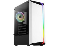 Caja Gaming Semitorre Aerocool Bionic V2 RGB Blanca