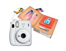 Cámara Fujifilm Instax Mini 11 Bundle Ice White