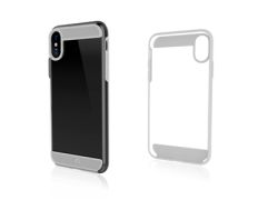 Carcasa Air Case Transparente para Apple iPhone X Black Rock