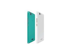 Pack 2 carcasas Wiko Ridge 4G (Blanco + Turquesa)