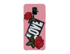 Carcasa con parche Love para Samsung Galaxy S9 SBS