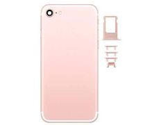 Carcasa Trasera iPhone 7 Oro Rosa + Botones Laterales + Bandeja SIM