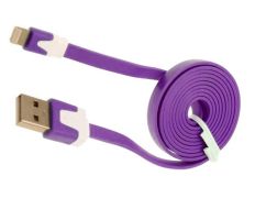 Cable de transferencia/recarga iPhone 5 Violeta