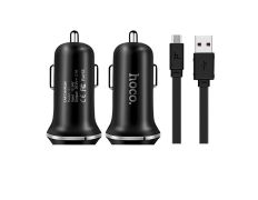 Cargador de Coche Z1 + Cable Micro Usb Hoco