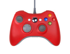 Mando Xbox 360 rojo con cable (No oficial)