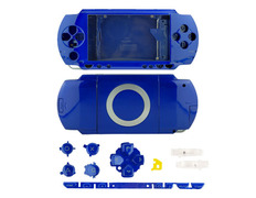 Carcasa Completa para PSP-1000 Azul