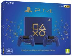 Consola PS4 Slim 500GB + 2 Dualshock 4 Edición Days of Play