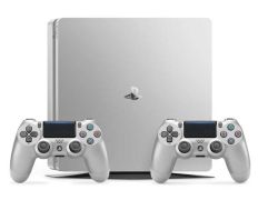 Consola Playstation 4 Slim (500 GB) + 2 Mandos Dualshock 4 V2 Silver