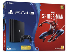 Consola PS4 1 tb pro Black + Marvel's Spider-Man