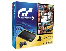 Consola PS3 500Gb + GT6 + GTA V