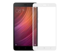 Cristal Templado Completo Curvo 5D - Xiaomi Redmi Note 4 Blanco