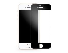 Cristal Templado Completo - iPhone 5/5S/5C/SE Negro