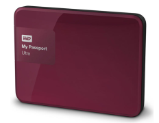 Disco duro externo Western Digital 1tb 2.5 USB 3.0 My Passport Ultra  Rojo