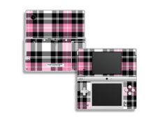 Skin Pink Plaid Nintendo DSi