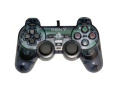 Dual Shock 2 Negro Transparente