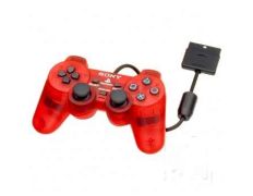 Dual Shock 2 Rojo Transparente