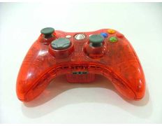 Fantasy 360 Wireless Controller Case Crystal Red Xbox 360