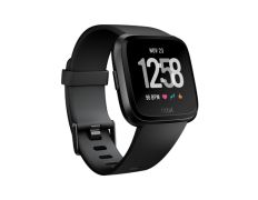 Fitbit versa smartwatch aluminio negro/ negro