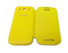 Funda tipo libro Samsung Galaxy S3 Amarillo