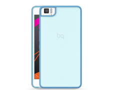 Funda Aquaris M5.5 Azul Gummy