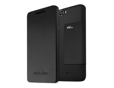 Funda para Wiko Rainbow con Tapa Negro