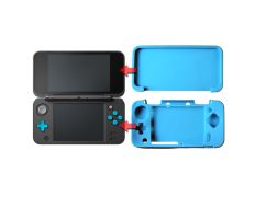 Funda de Silicona para Nintendo 2DS XL Azul Claro