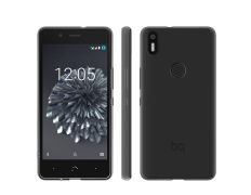 Funda Gummy BQ Aquaris X5 Plus Negro