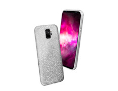 Funda Sparky Glitter Samsung Galaxy S9 SBS Plata