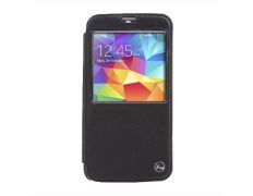 Funda tipo libro con ventana para Samsung Galaxy S5 G900 Negro