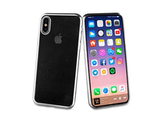 Funda TPU Marco Plata Bling iPhone X Muvit Life