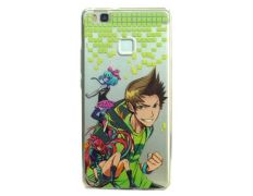 Funda TPU Transparente Pixel Huawei P9 Lite el Rubius