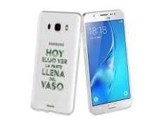 Funda TPU Transparente Vaso Samsung Galaxy J5 2016 Words