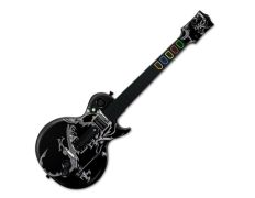 Skin Chrome Dragon Guitar Hero III Wii