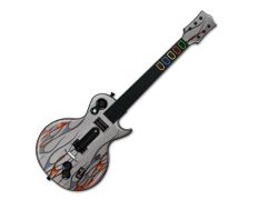 Skin Dual Flames Guitar Hero III Wii