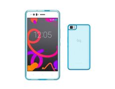 Funda Bq Aquaris M5 Gummy Azul